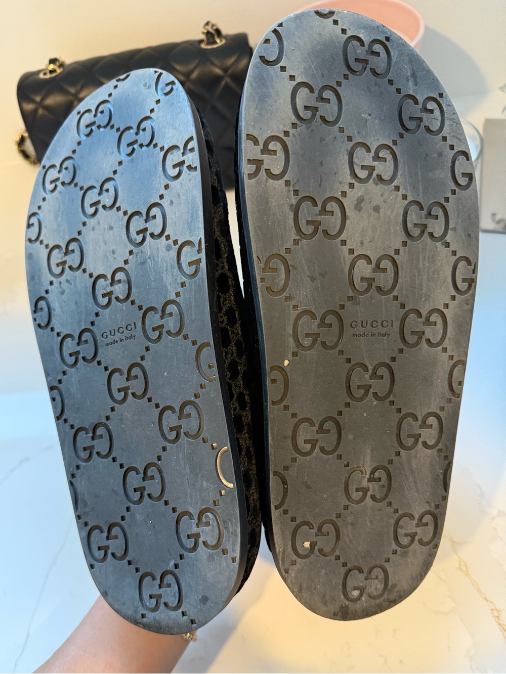Gucci monogram slides - Picture 3 of 8